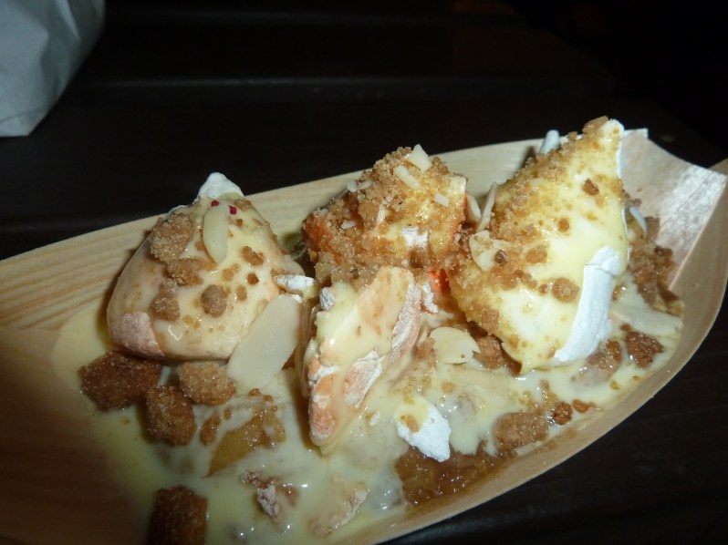 Meringue Hot Apple Crumble
