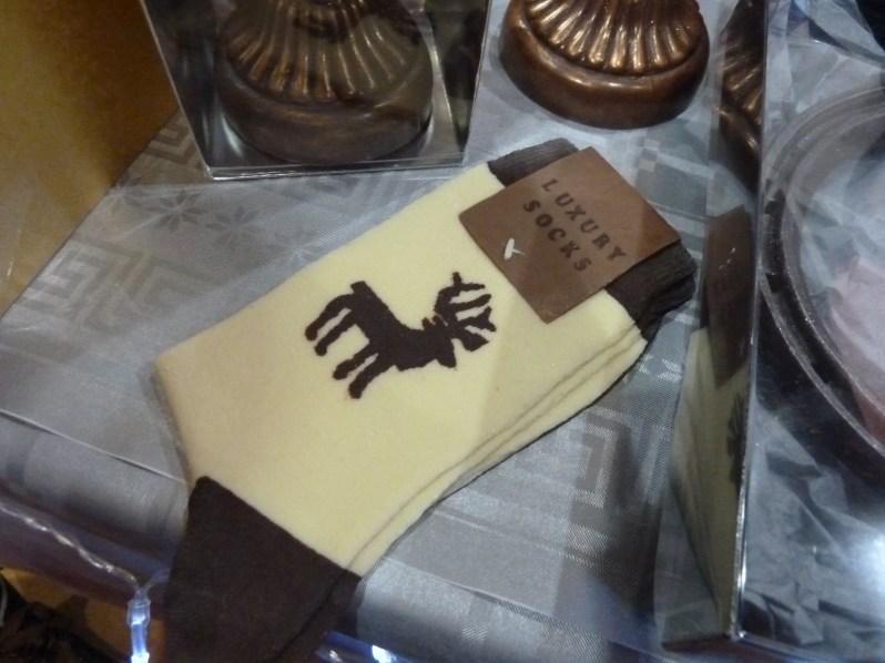 Chocolate socks