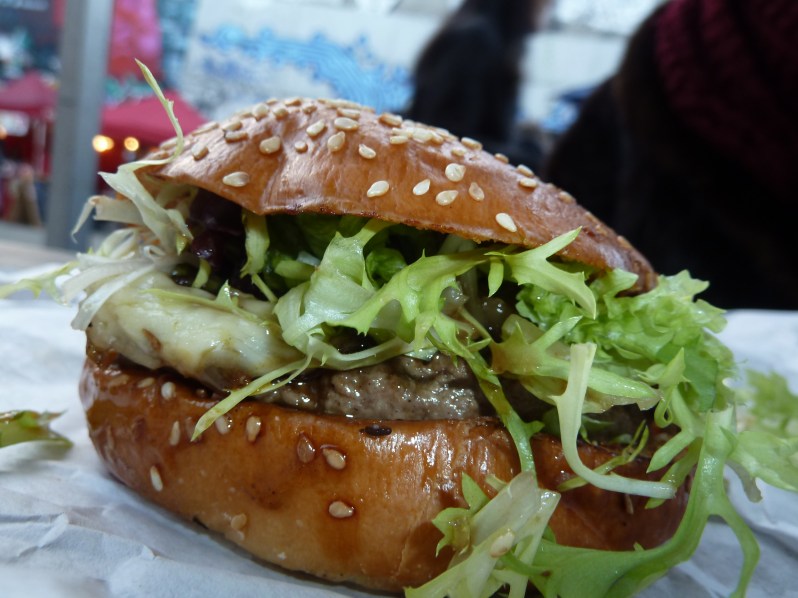 Venison burger from the Wild Game Co.