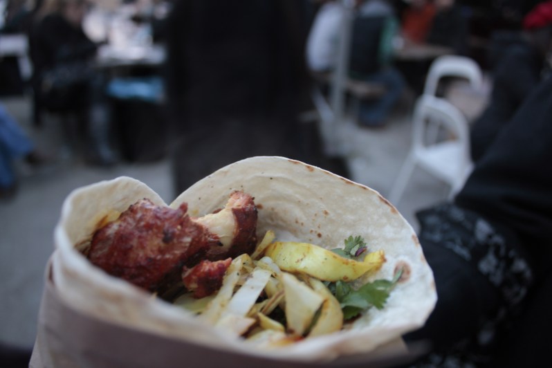 Fish masala wrap from Bhangra BurgerPhoto: Mia Dhillon