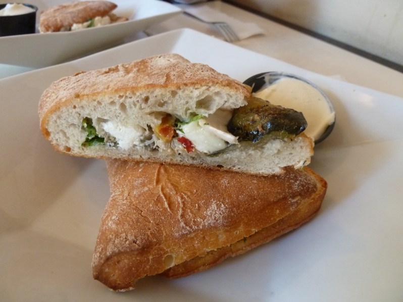 Goats cheese toasted sandwich