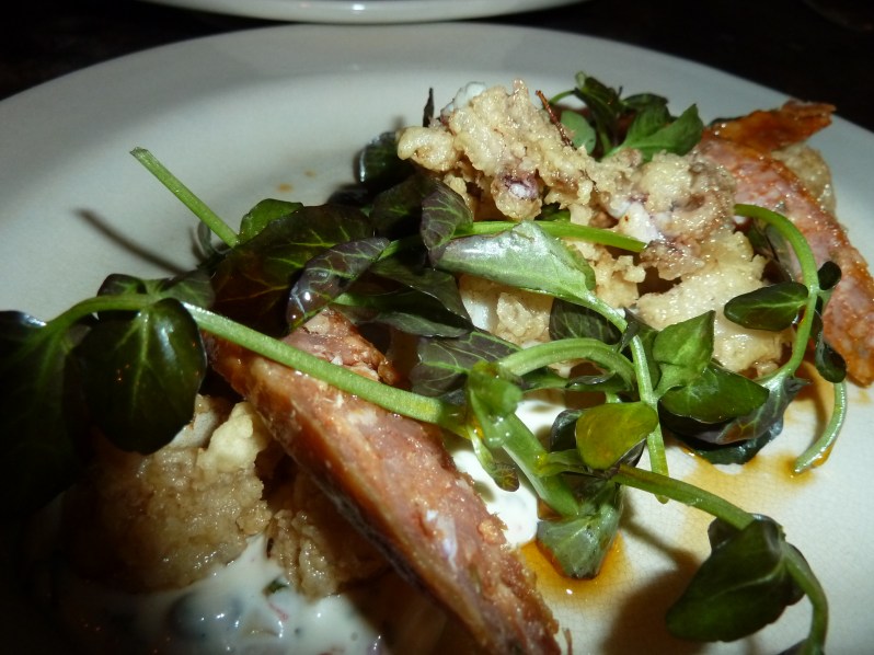 Baby Squid and Chorizo...