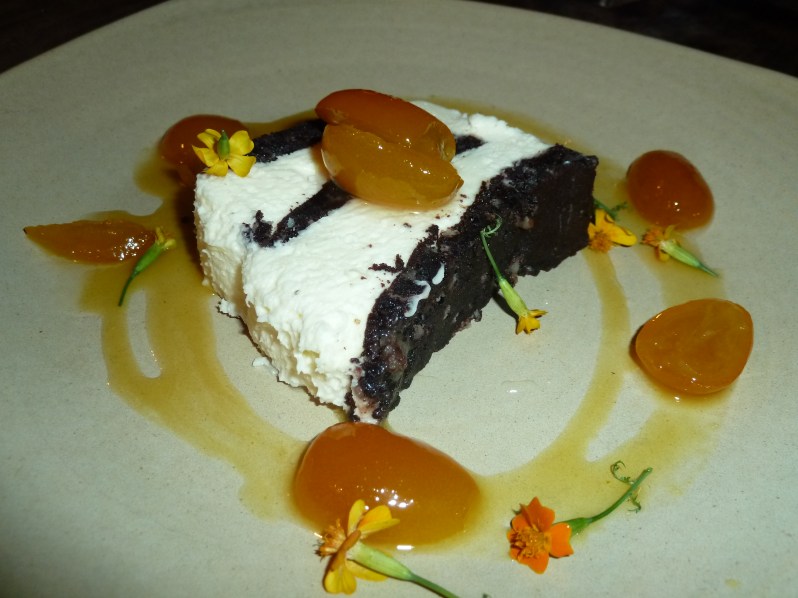 White and Dark Chocolate Terrine