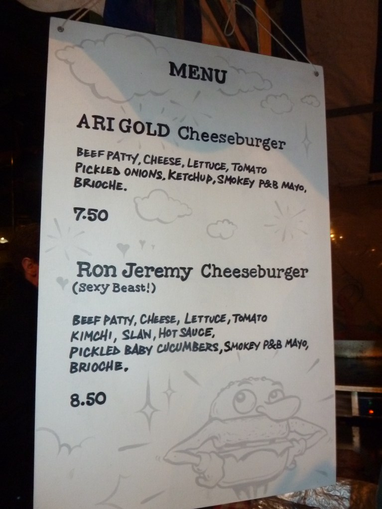 Patty & Bun menu