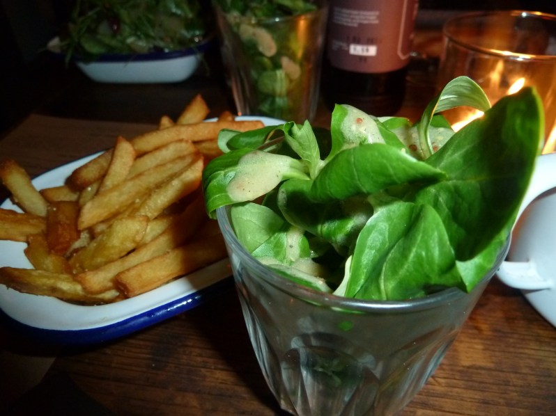 "Salad" and chips