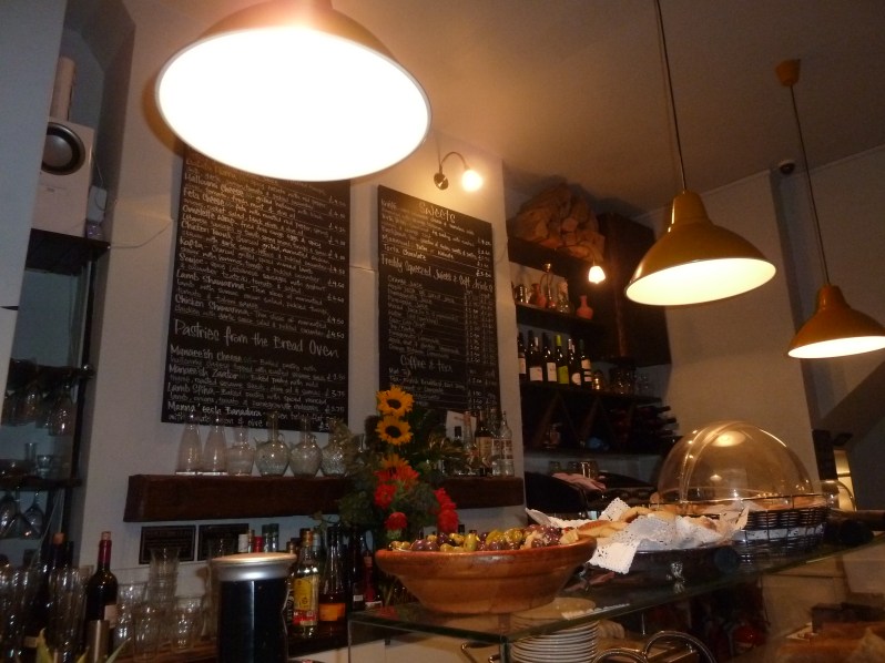 Peeking at the menus