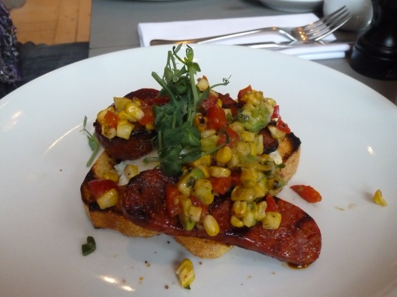 Chorizo and cornbread