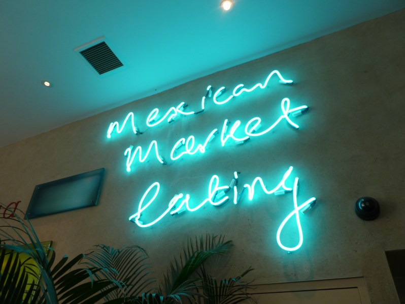 Mexican market dining