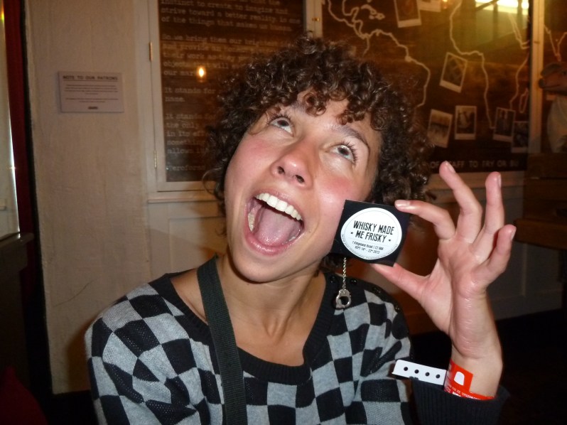 Hyper Pheebz. The real question is - was it the pulled pork or was it the whisky?