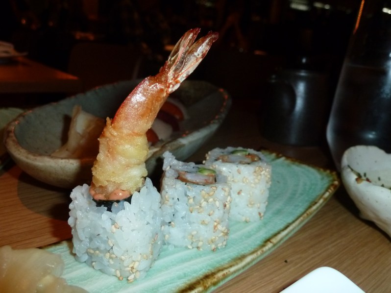Prawn tempura maki roll