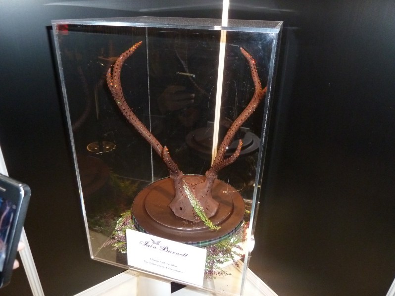 Antlers covered in chocolate...