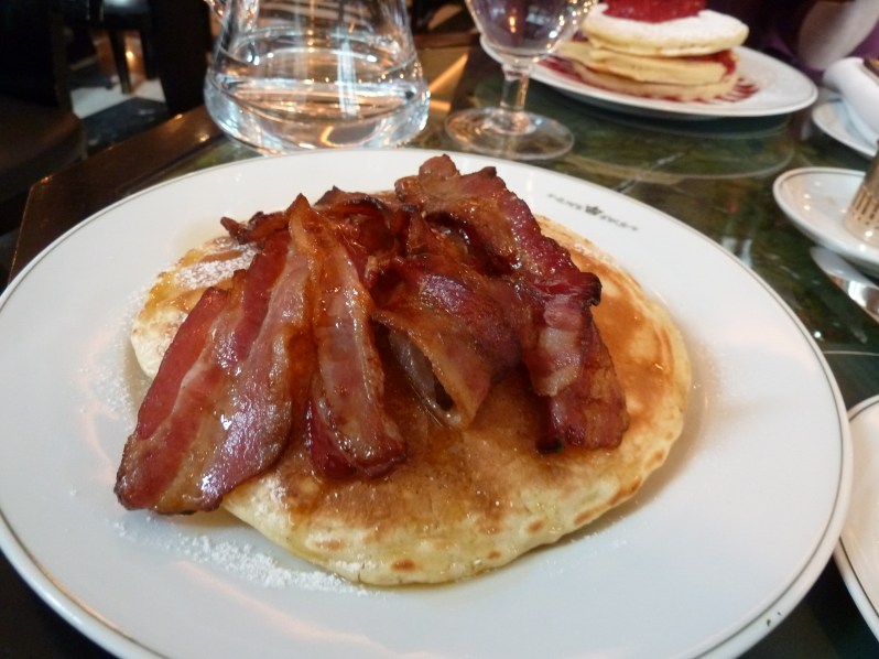 Bacon and maple syrup