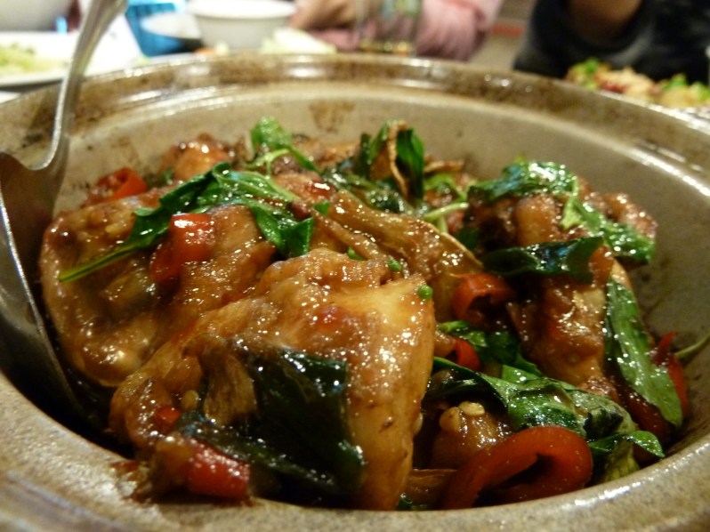 Delicious chicken with coriander