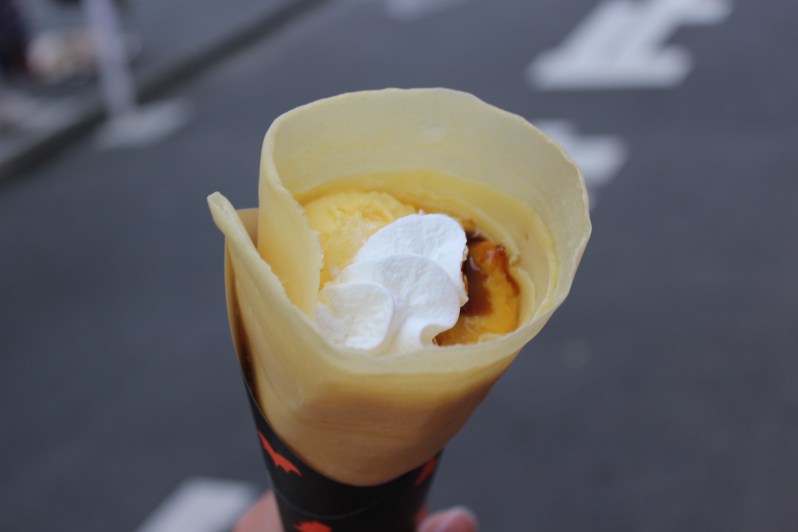 Pumpkin crepe