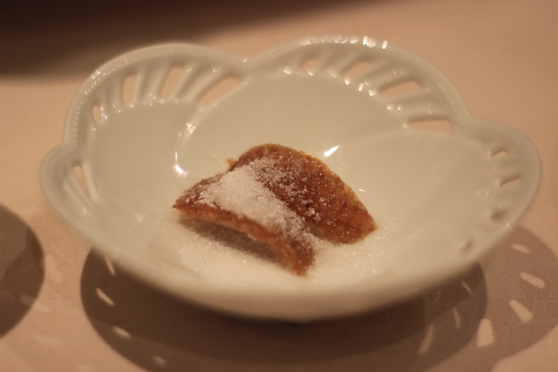 We did get to eat some skin dusted with sugar but I prefer the skin with juicier fat underneath. 