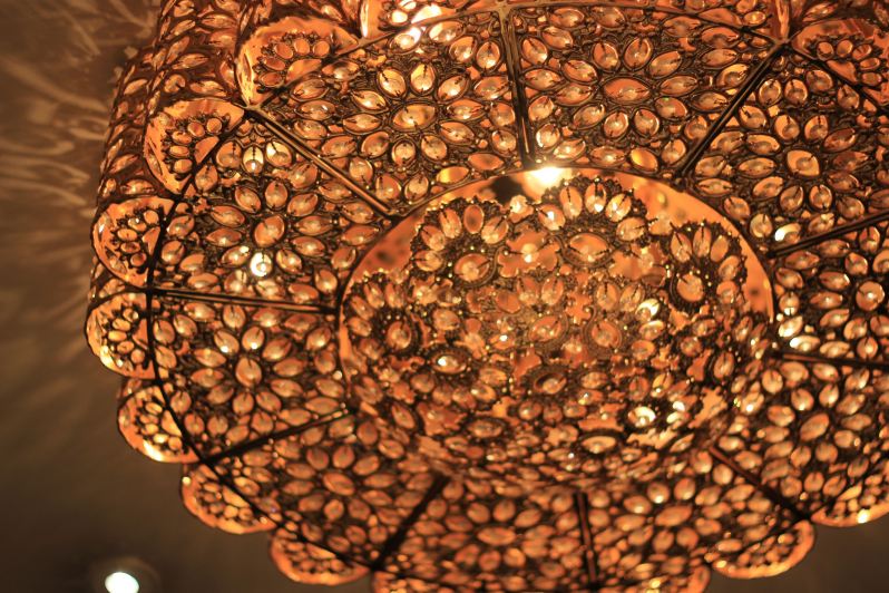 It must be posh - look at the ceiling!