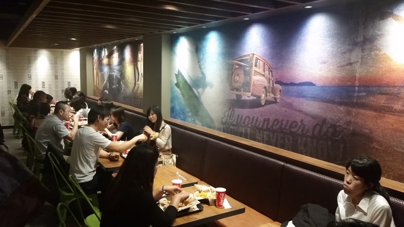 Moody - Taco Bell interior attempts hipster