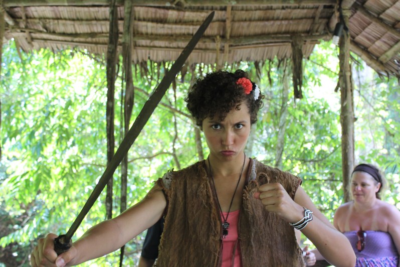 They gave me a sword and made me the tribe leader - how could I NOT be happy?